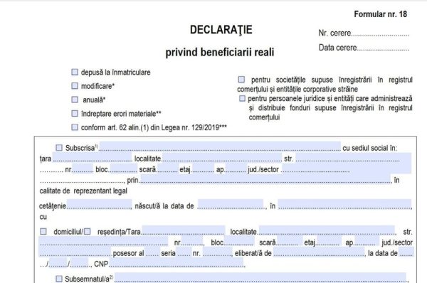 beneficiari reali ONRC